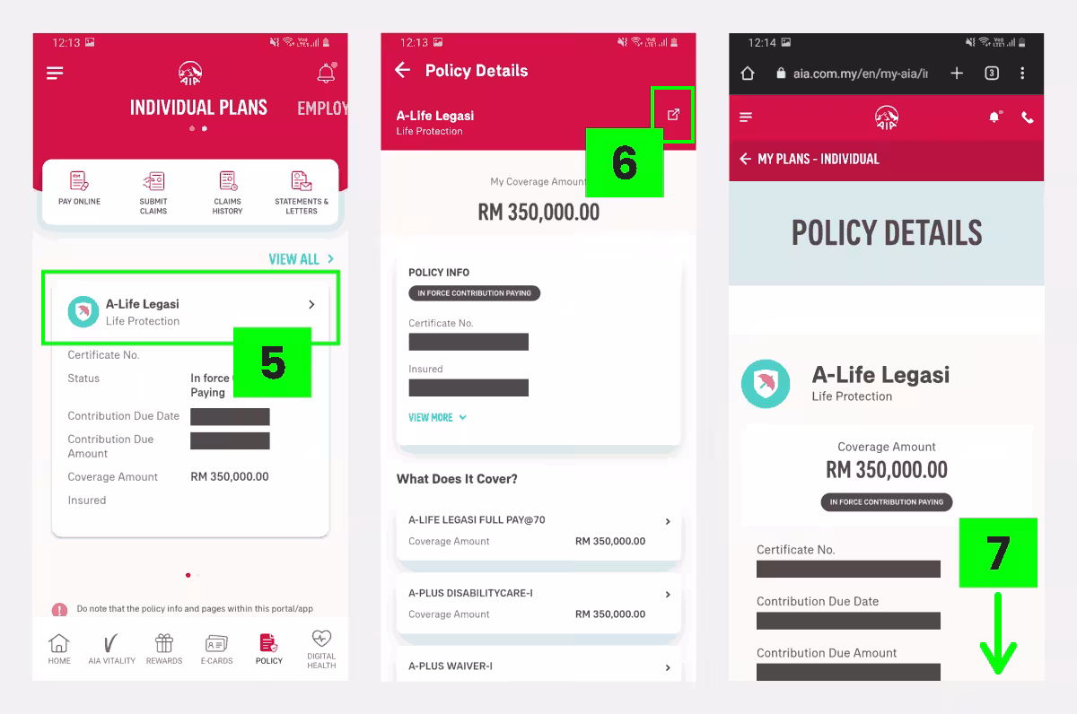 E-Policy AIA | AIA+ Malaysia | Kad Debit 3